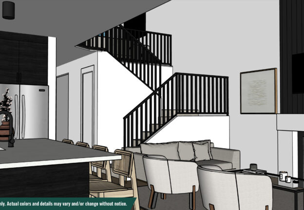 Interior Rendering stairs