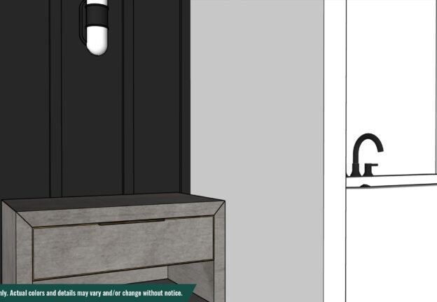 Interior Rendering ensuite
