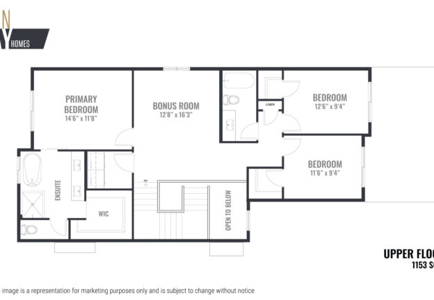 Sable Upper Floor (1153 sqft)