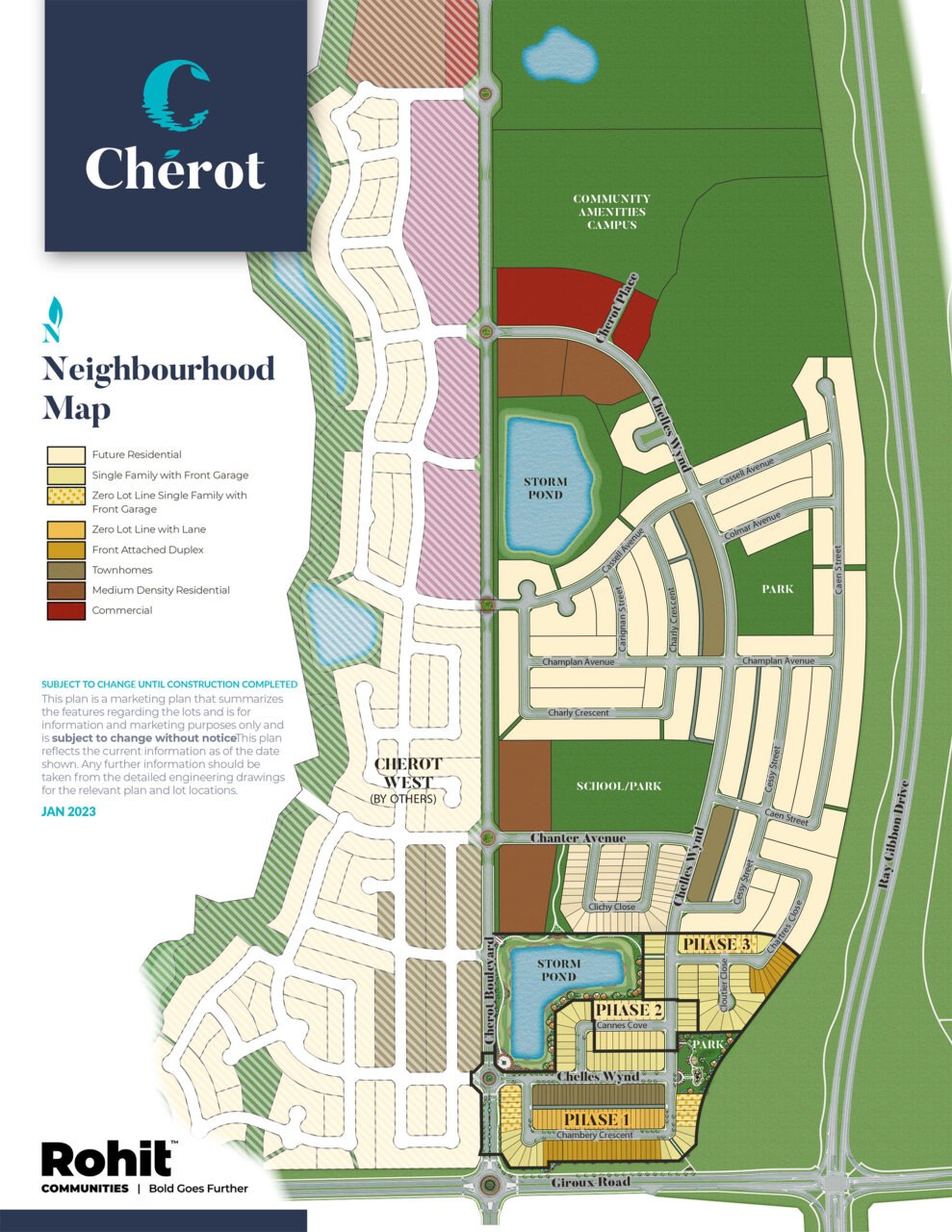 Cherot Neighborhood Map